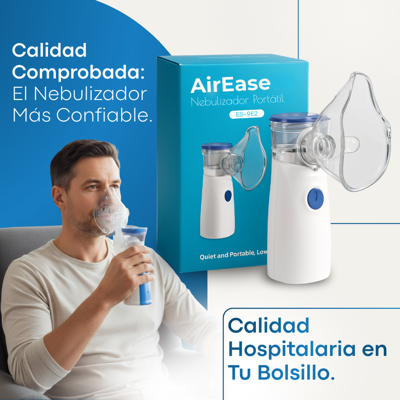 AirEase - Nebulizador Portátil - Compra 1 y Llévate 2 GRATIS 🎁