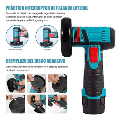 SharpCut - Amoladora Angular Inalámbrica Recargable - [PROMOCIÓN DISPONIBLE SOLO HOY]