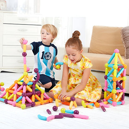 SUPERBLOCK Juego de bloques de construcción magnéticos para niños (42 unidades) - [PROMOCIÓN DISPONIBLE SOLO HOY]