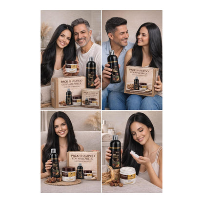 🖤✨ Pack Champú Tinte + Mascarilla - COLOR & CUIDADO TOTAL